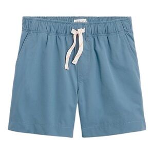 J Crew Factory Crewcuts Tech Drawstring Dock Short Boys Size 12 Seaside Blue